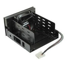 EverCool Dual 5.25 to Triple 3.5 HDD Cooling Box with Dust Filters picture