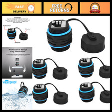 5PCS Waterproof RJ45 Connector IP68 Shielded Cat5/5e/6 Ethernet Coupler Adapter picture