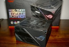 ASUS ROG Thor 850W Platinum Power Supply (PSU) with Display, Braided Cables picture