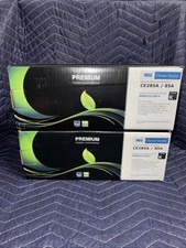 (2) New Premium Toner Cartridges Black CE285A 85A Compatible with HP & Canon picture