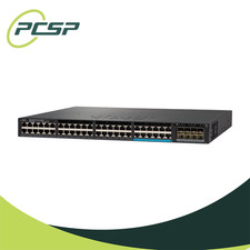 Cisco Catalyst 3650 48 Port mGig Switch 1x 1100W AC PoE+ WS-C3650-12X48FD-L picture
