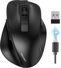 Wireless Mouse, Bluetooth Mouse Rechargeable 4800 DPI Silent Mice picture