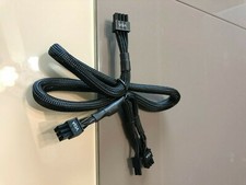 EVGA SUPERNOVA 8 PIN TO DUAL 8+6 PCIE VGA Power Cable FOR G2 G5 G3 B2 P2 GQ GM picture