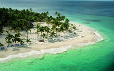 Landscape tropical beach palm Custom Gaming Mat Desk picture