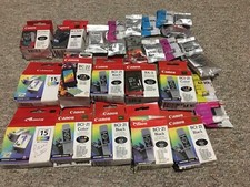 Lot Of 29 Canon Ink Cartridges 11, 15 BCI-21 BC-22 BX-3 BCI-3eBK BCI-10 BJI-201 picture