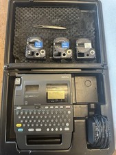 K-Sun Labelshop Label Printer Model 2001XL w/ Case- Non-Working/Parts Only picture