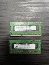 Two Micron 1 GB PC3-8500 1066 MHz 200 Pin SO-DIMMs - MT8JSF12864HZ-1G1F1 - Used picture