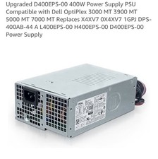 D400EPS-00 400W Power Supply Fits Dell OptiPlex 3000 3900 MT 5000 MT 7000 1GPJ picture