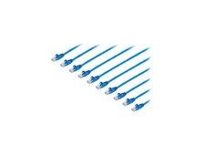 StarTech.com 1 ft. CAT6 Cable 10 Pack - Blue CAT6 Patch Cord - Snagless RJ45 Con picture