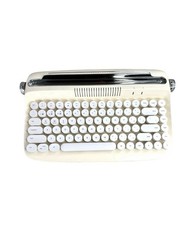 NWOB YUNZII ACTTO B303 Wireless Typewriter Tablet Keyboard in Ivory picture