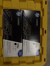 HP 122A Black NEW Toner Cartridge Authentic Laserjet Printer Ink (Q3960A) (2) picture