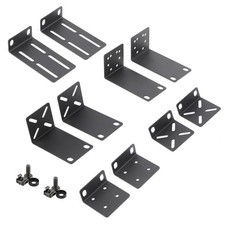 1 Pair Rack Mount Kit Universal Adjustable 19 In Rack Ears with Mounting Screws picture