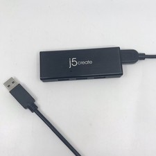 j5create 4 Port USB 3.0 Mini Docking Station  JUH340 - Black picture