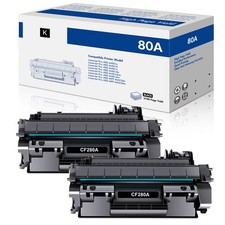 2PK CF280A For HP 80A Toner LaserJet Pro 400 M401n M401dn M401dne MFP M425dn picture