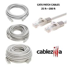Cat6 Gray Patch Cord Network Cable Ethernet LAN RJ45 UTP 25FT- 200FT Multi LOT picture