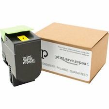 Print.Save.Repeat. Lexmark 801SY Yellow Toner Cartridge for CX310, CX410, CX510 picture