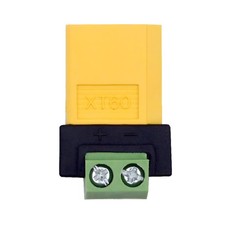 CY XT60 Male to 2Pin Terminal Female Contacts Fast Charging Solderless Adapter picture