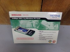 TRENDnet 54Mbps 802.11g Wireless PC Card TEW-421PC NEW in Box picture