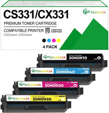 Toner Cartridge 4-Pack Compatible with Lexmark CS331adwe & CX331adwe Printers picture
