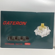 Gateron G Pro 3.0 Switches for Mechanical Keyboard,3-Pin 55gf 108pcs Brown - New picture
