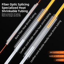 500pc Fiber Splice Sleeves (3.1/5.3/5.6mm dia) Fiber Optic Splice Protector picture