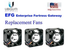 3x Quiet Version replacement fans for Ubiquiti Unifi Enterprise Fortress Gateway picture