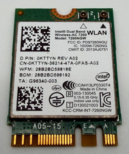 Intel Wireless-AC 7260 7260NGW M.2 WiFi Bluetooth Card Dell 0KTTYN picture