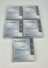 Fujifilm LTO Ultrium 3 Data Cartridge Tape 400GB 800GB, Lot of 5 picture