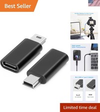 Versatile USB C to Mini USB Adapter 2-Pack - Ideal for Travel & Everyday Use picture
