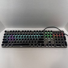 Aula F2088 Mechanical Gaming Keyboard Black & Gunmetal Silver, Lighted Keyboard picture