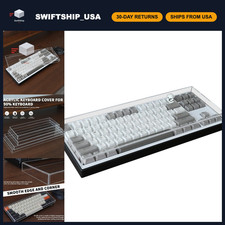 Transparent Acrylic Keyboard Dust Cover for 75 Keys Mechanical Gaming Keyboards picture