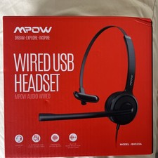 Mpow BH328A Computer Headset with In-Line Audio Controls - New Open Box picture