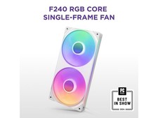 NZXT F240 RGB CORE RF-U24HF-W1 240mm RGB LED Single-Frame RGB Fan Unit picture
