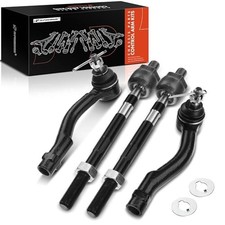 Set of 4, Front Inner & Outer Tie Rod End Kit, Compatible with Kia Sportage picture