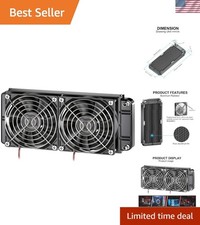 High Performance 240mm Water Cooling Radiator with 12-Pipe Aluminum Structure picture