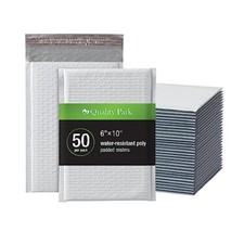  Bubble Mailers Inch Poly Mailers, Padded Envelopes, Shipping 6 x 9 White picture