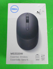 GENUINE Dell Essential Wireless Mobile Mouse MS3320W Black 3KC3M picture