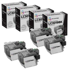 LD Compatible Brother LC3019 / LC3019BK Super High Yield Black Ink 4-Pack picture