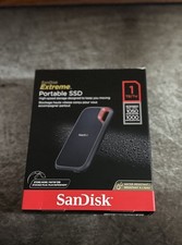 SanDisk Extreme 1TB Portable External SSD Flash Storage Drive - Black picture