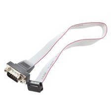 3X DB9 RS232 to 10 Pin Ribbon Cable Connector Adapter A8L65554 picture