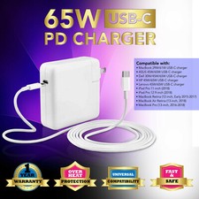 45W USB-C Type-C AC Power Supply Adapter Charger fits Lenovo HP Acer Asus laptop picture