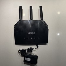 used: NETGEAR RAX10 AX1800 WiFi 6 Dual-Band Router, Armor, Parental, 4 LAN Ports picture