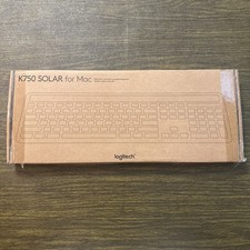 New Logitech K750 Wireless Solar Keyboard for Mac Computer Silver Color picture