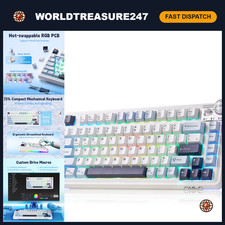 Wireless Mechanical Gaming Keyboard, 75% Hot Swappable, RGB Backlit, Compact Des picture