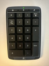 Logitech 2.4Ghz Cordless Numeric Pad Black Wireless Keyboard with USB Dongle picture