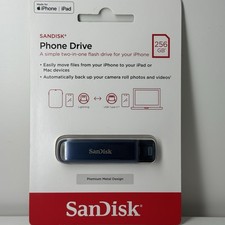 SanDisk SDIXD0N-256G-AW6ME Phone Drive 256GB USB Flash Drive for iPhone picture