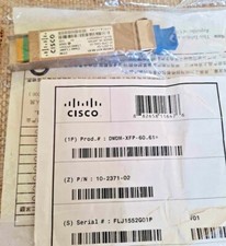 CISCO DWDM-XFP-60.61 TRANSCEIVER MODULE 10-2371-02 GENUINE picture