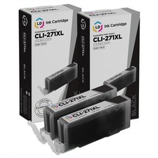LD Compatible Canon CLI-271XL / 0336C001 2PK High Yield Black Cartridges picture