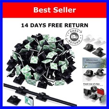 30pcs Cable Organizer Clips Cord Holder Desktop Wire Manager USB Charging Data picture