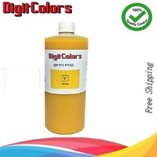 Ink Refill Kit Bottle Yellow Pigment Ink for HP 971- 971XL Premium Ink 1000ml picture